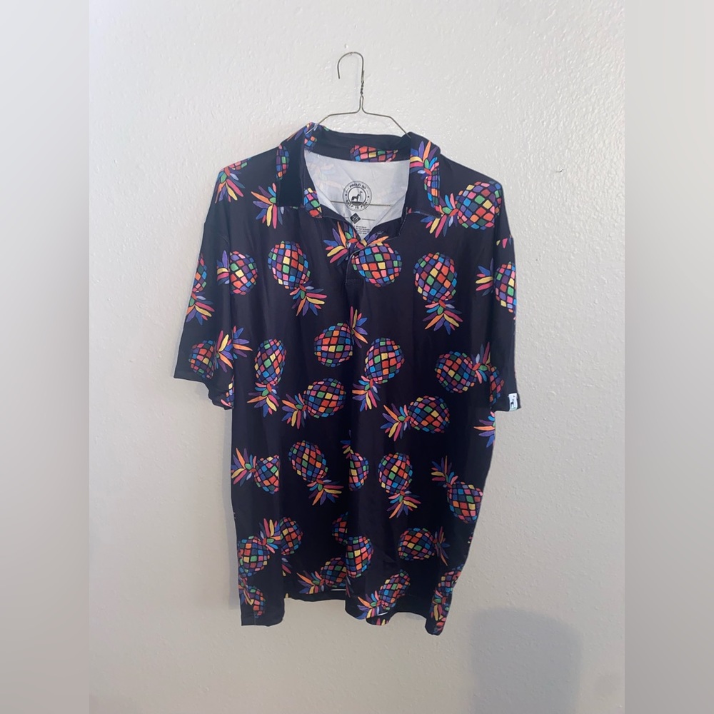 Party Pineapple Golf Polo